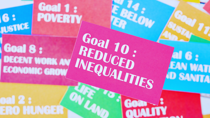 Cards with SDGs